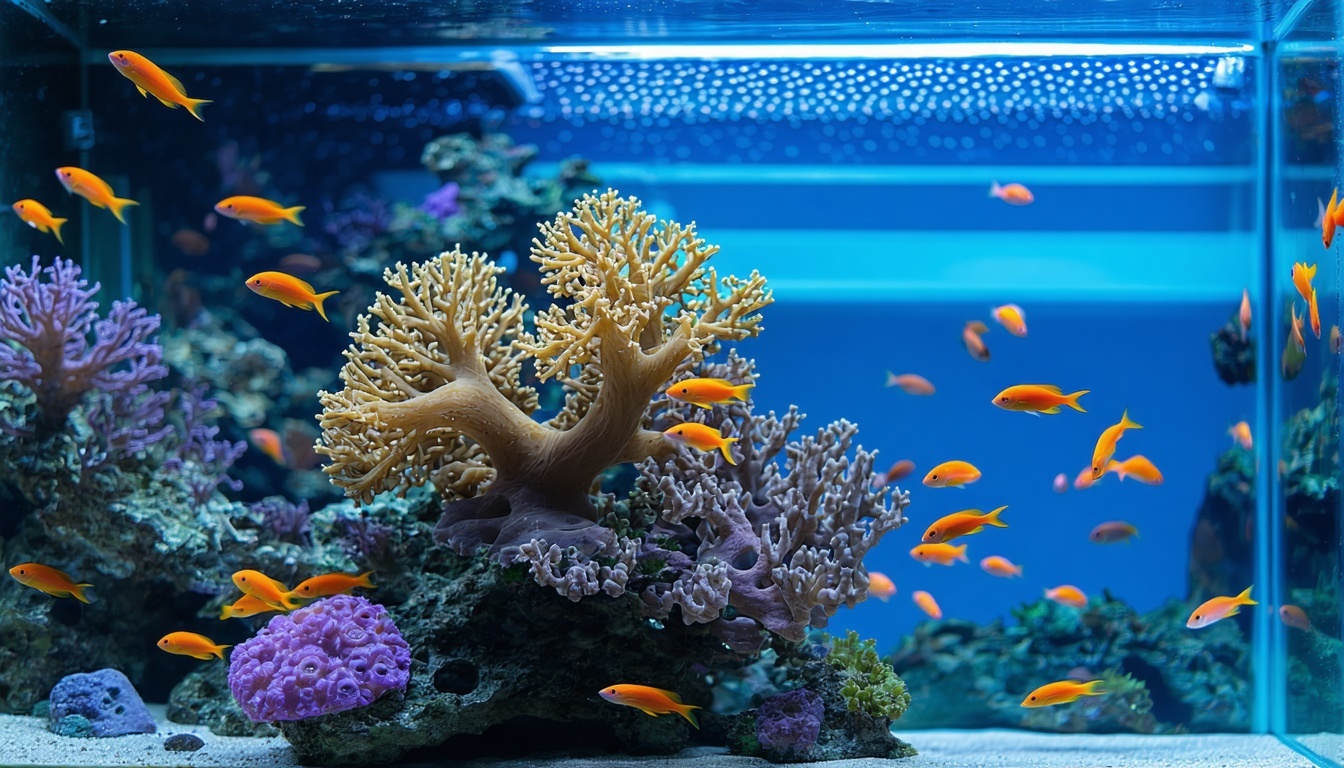 Close-up of marine life in the Lost Chambers Aquarium