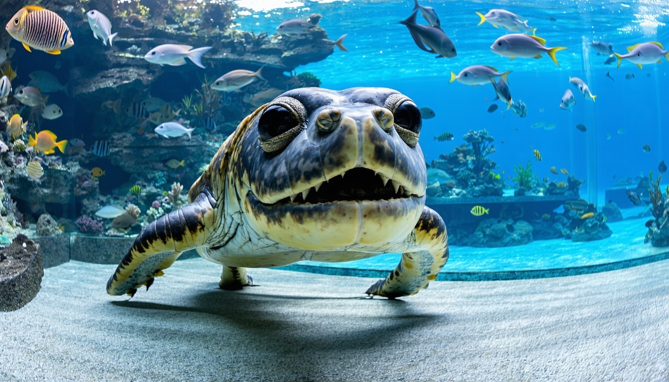 Marine animal encounters at Aquaventure World Dubai